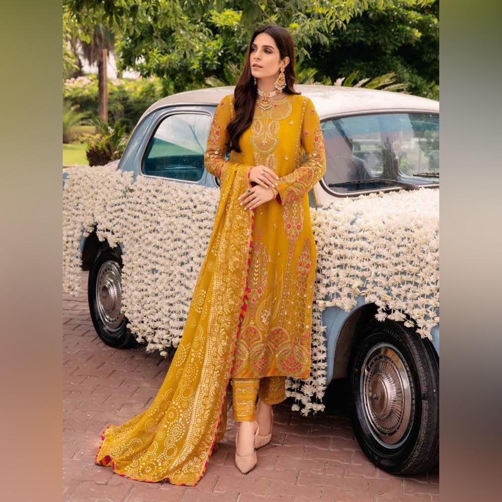 Pakistani Brand Charizma semi formal outfit